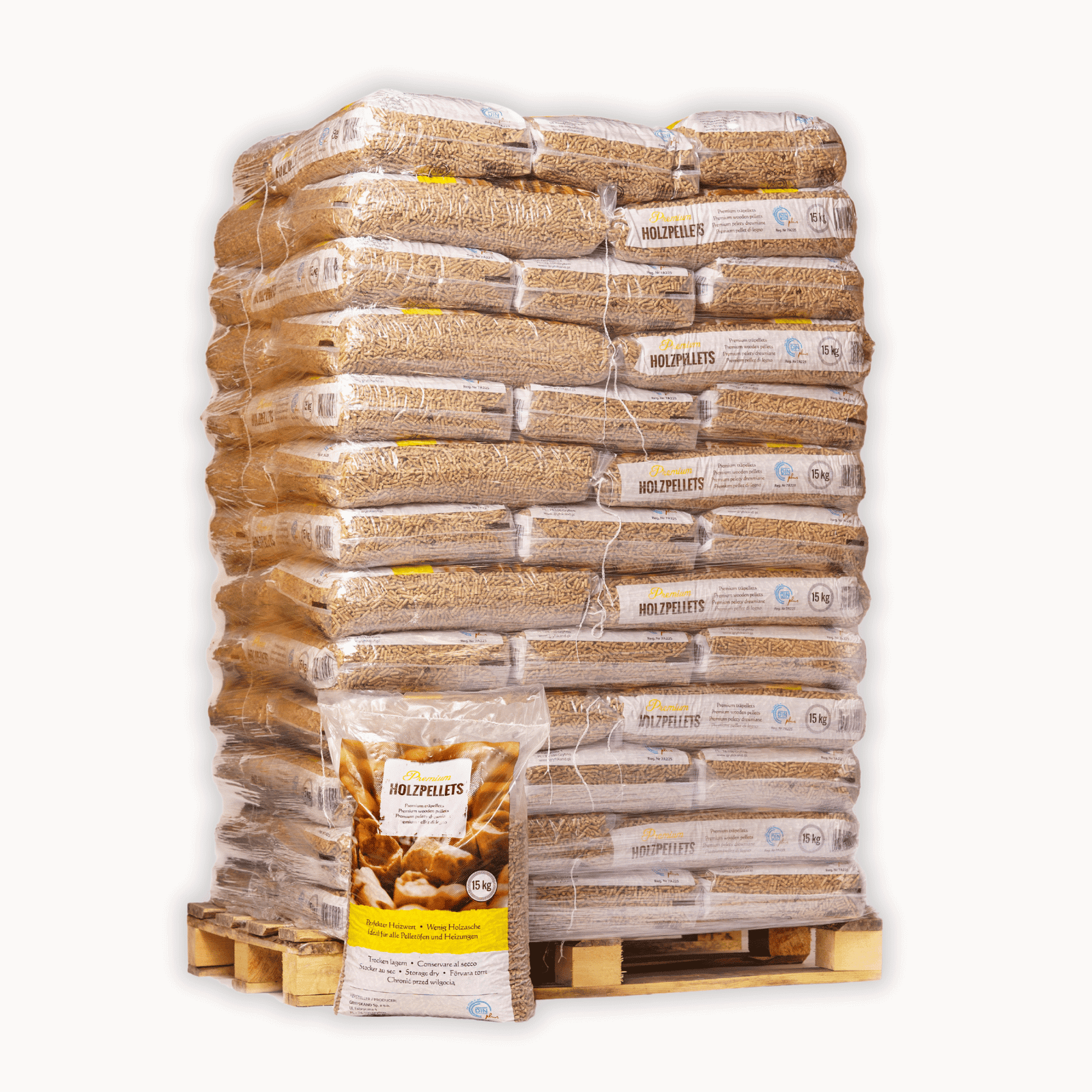 Premium-Holzpellets-ENplus-A1-975kg Premium Holzpellets ENplus A1 975kg – Bild 1